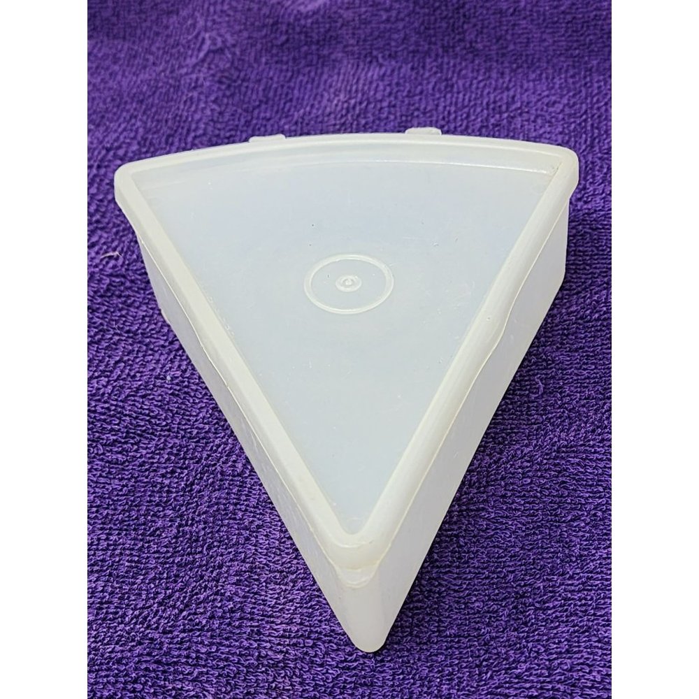 Vintage Admiration Made In USA Slice Of Pie Container Hinged Lid